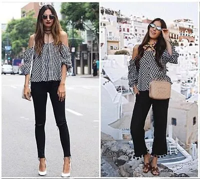 "Missy" off the shoulder casual loose blouse