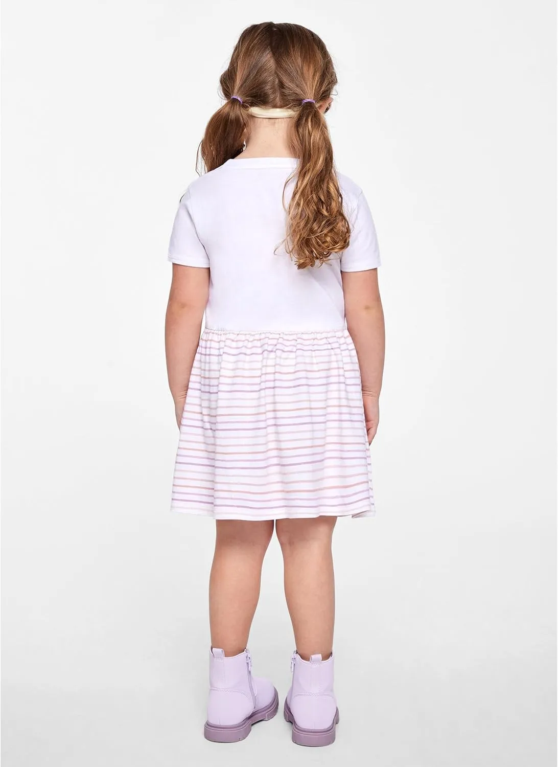 RABBIT SKINS Infant/Toddler Baby Girls Soft Fine Jersey Cotton Short Sleeve Dress