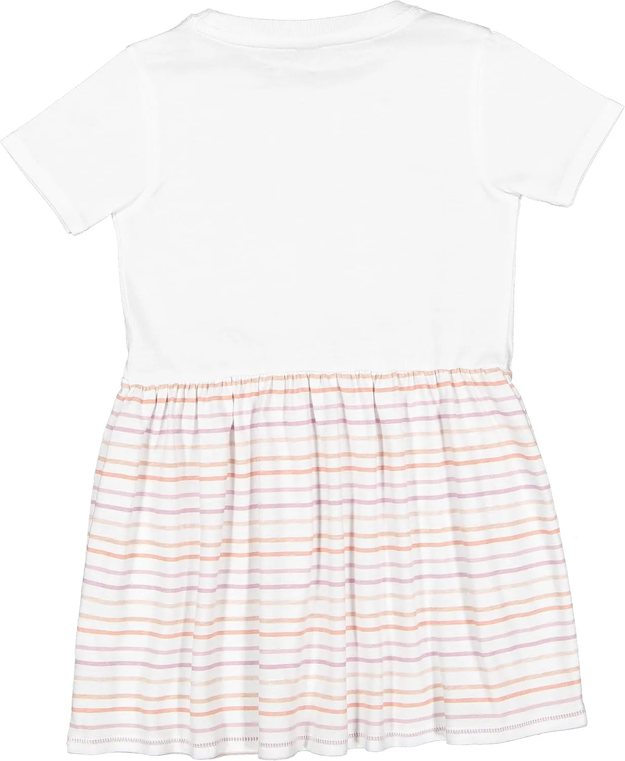 RABBIT SKINS Infant/Toddler Baby Girls Soft Fine Jersey Cotton Short Sleeve Dress