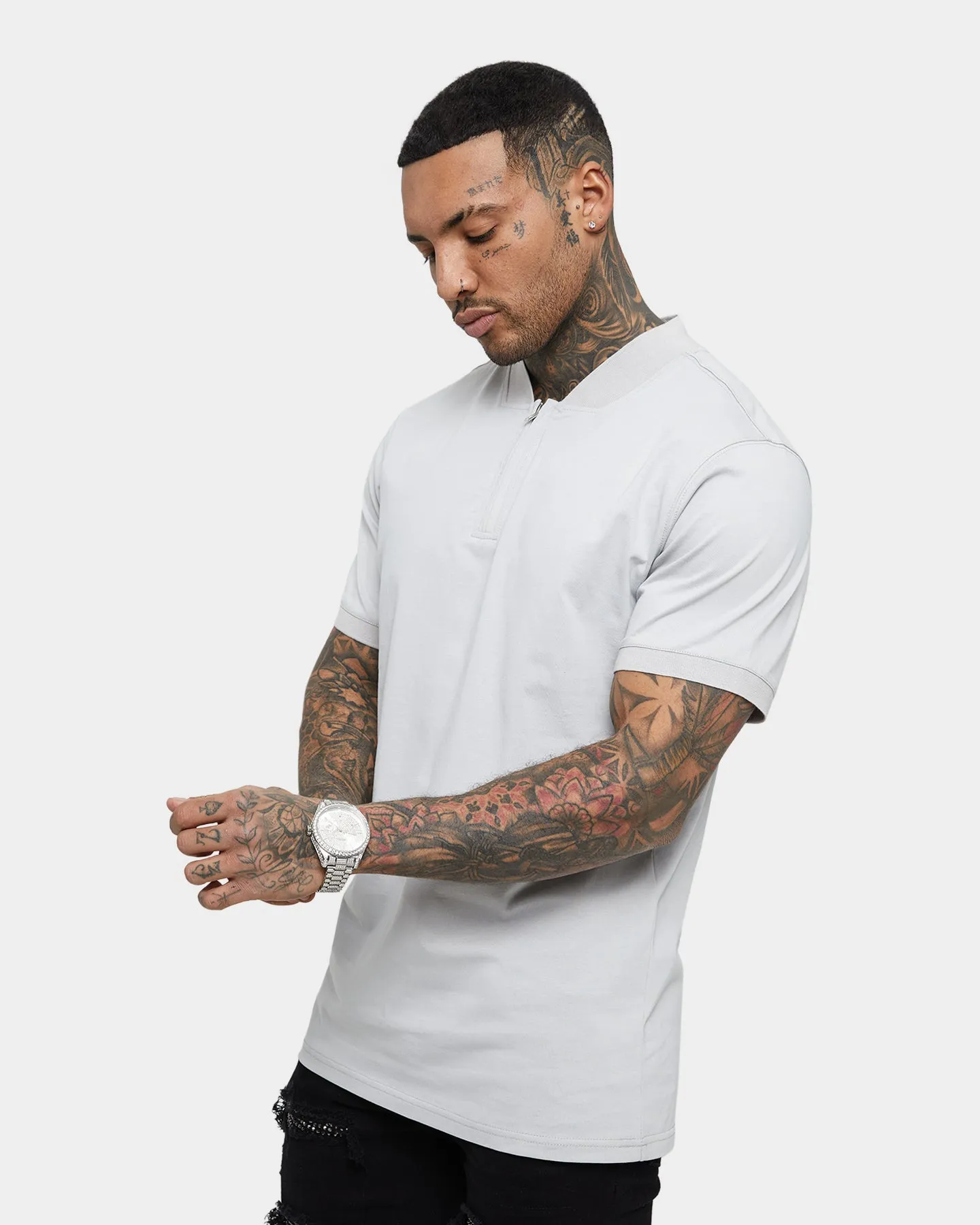 Saint Morta Levels Polo Shirt Light Grey
