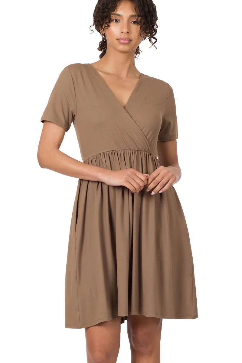 Serena Soft Dress in Mocha