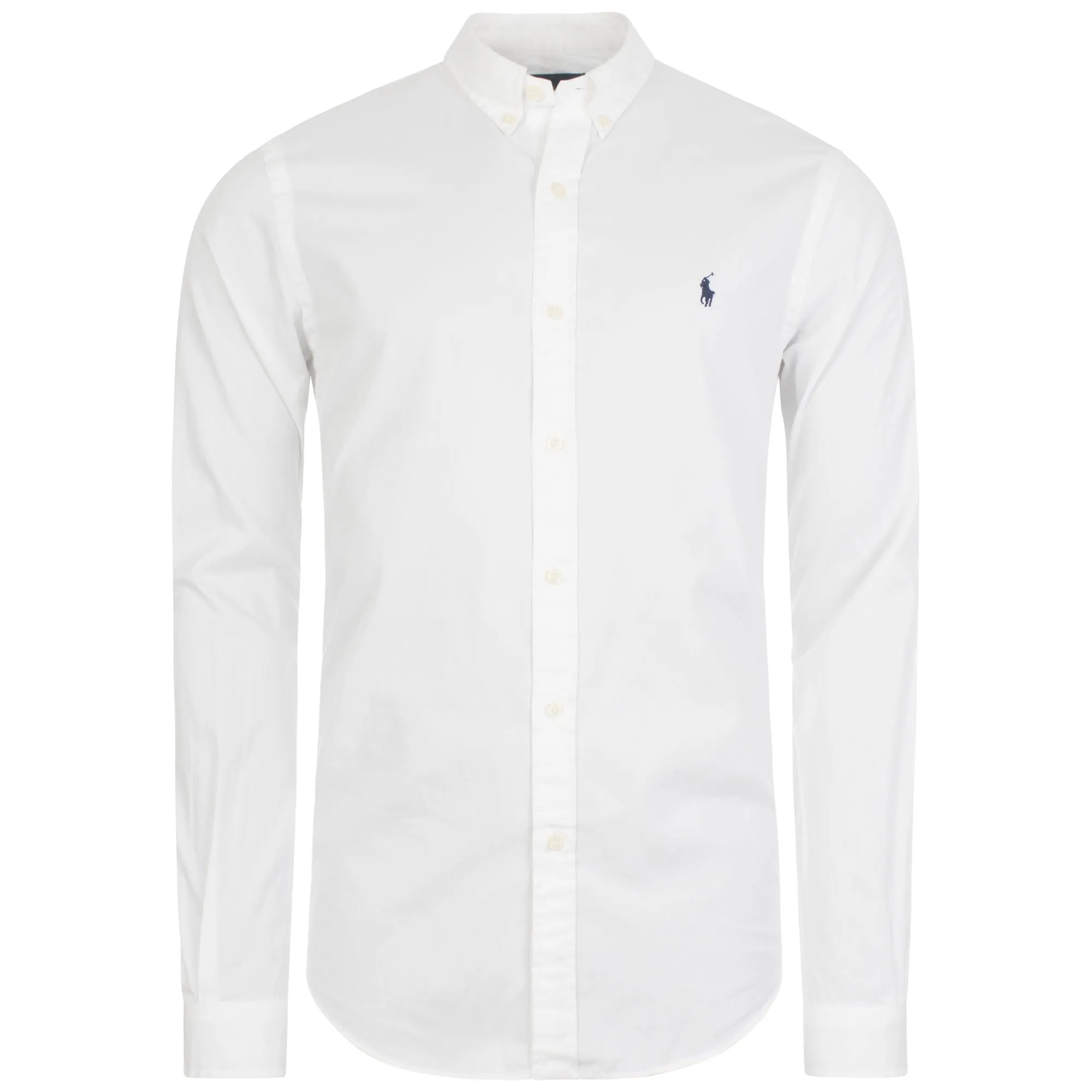 Slim Fit Long Sleeve Twill Sport Shirt