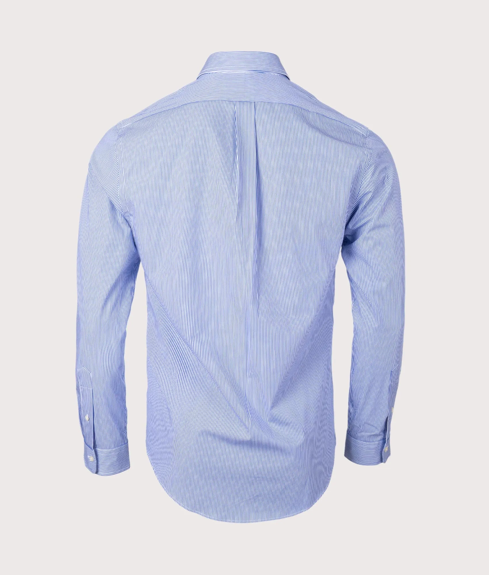 Slim Fit Striped Stretch Poplin Shirt