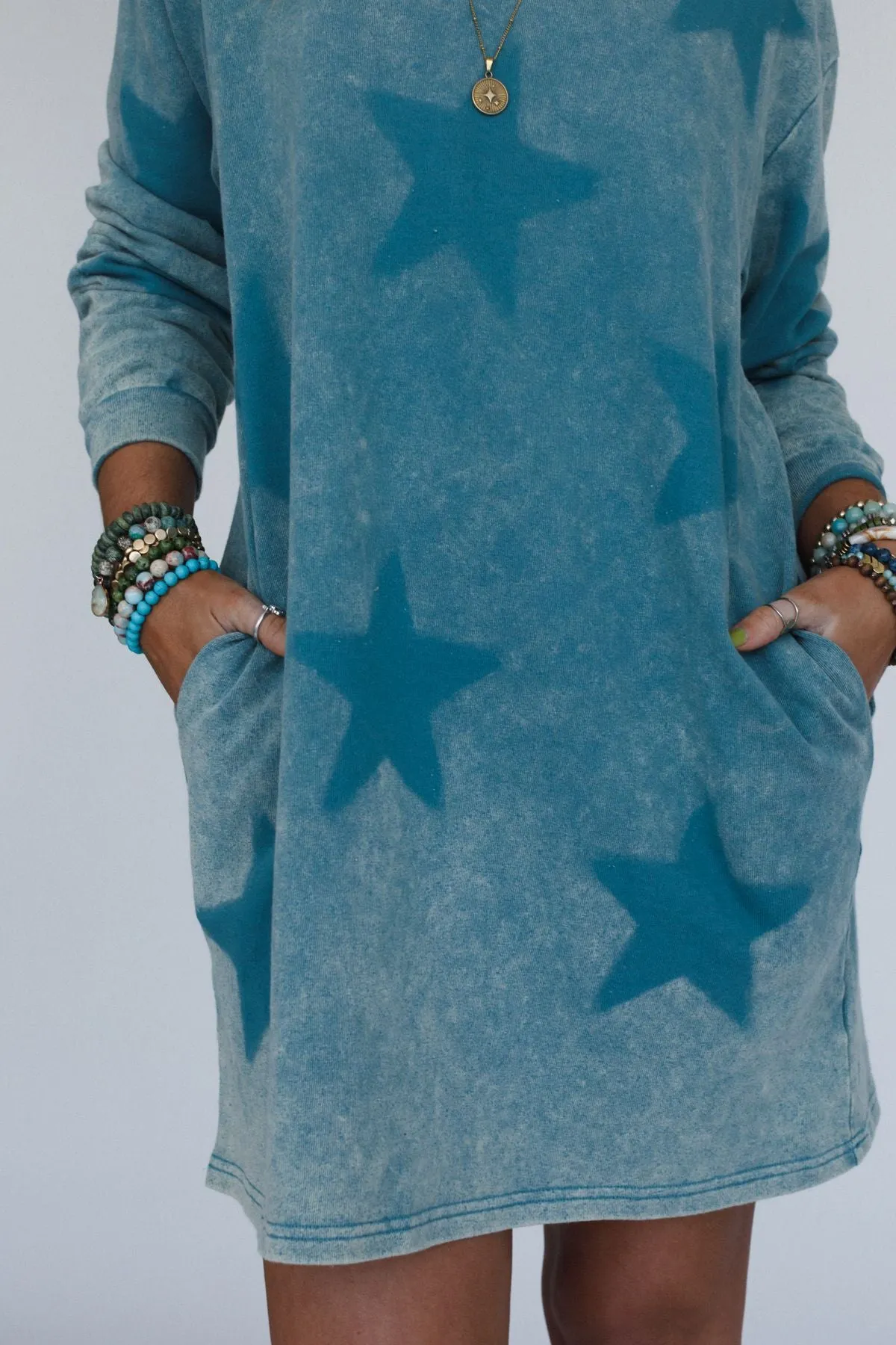 Starfall Dress - Teal