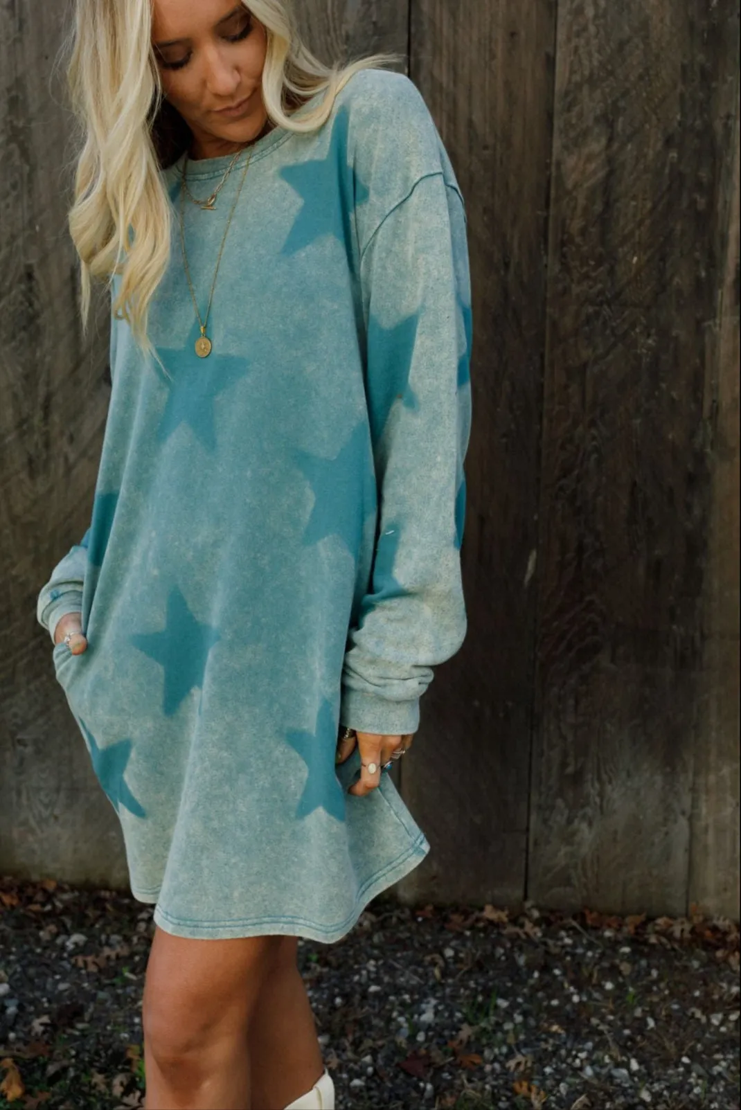 Starfall Dress - Teal