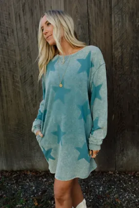 Starfall Dress - Teal