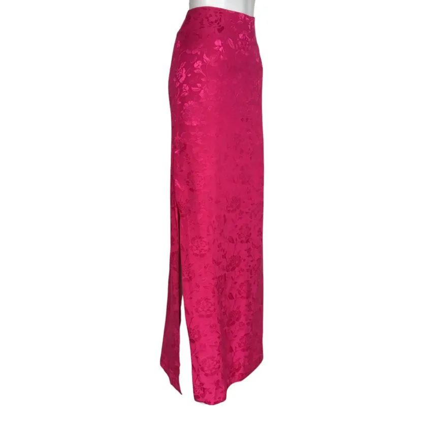Staud Saman Floral Damask is a Straight Cut Skirt