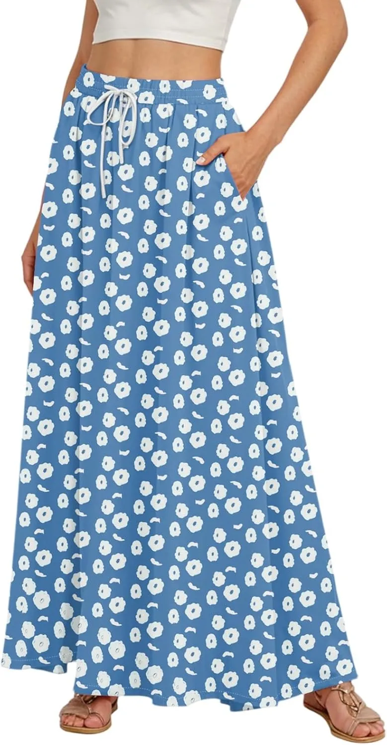 Summer Skirts for Women, Maxi Vacation Elegantes Beach Boho Womens Skirts