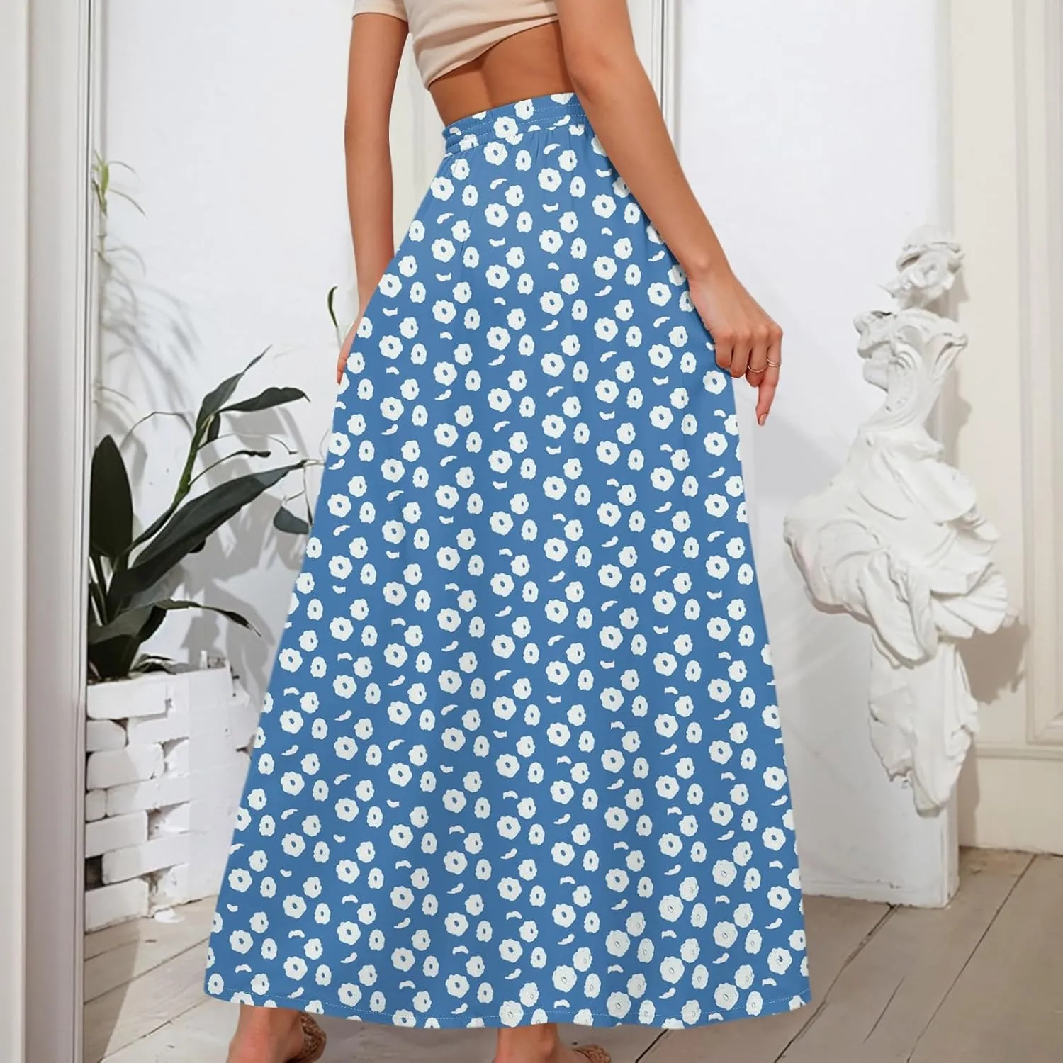 Summer Skirts for Women, Maxi Vacation Elegantes Beach Boho Womens Skirts