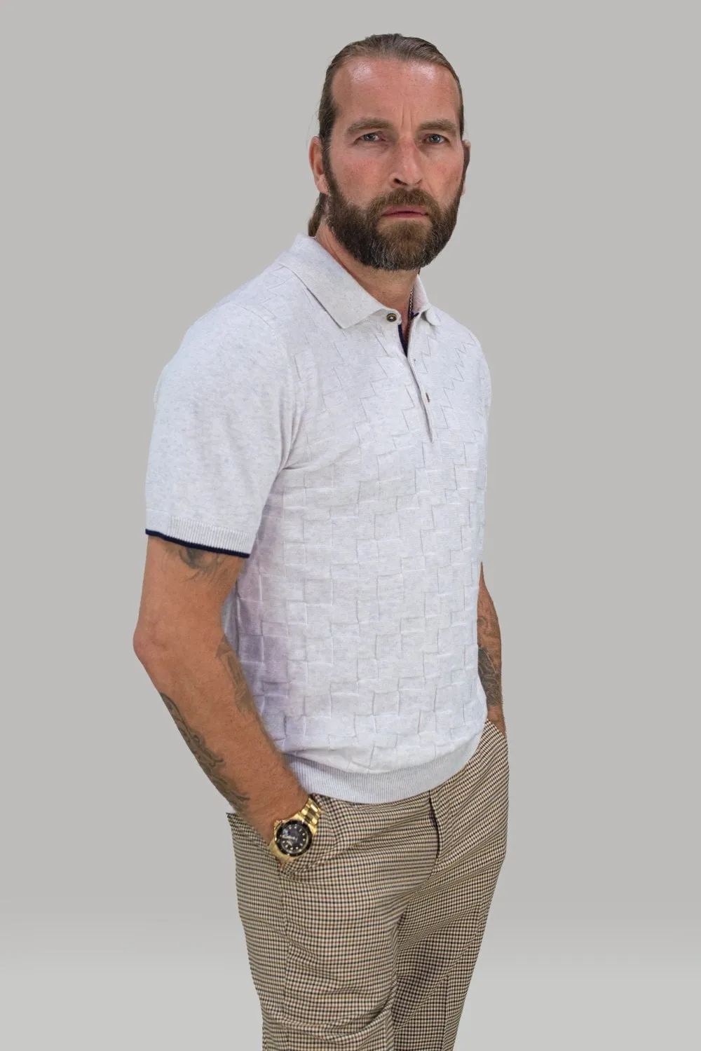 Textured Polo Shirt