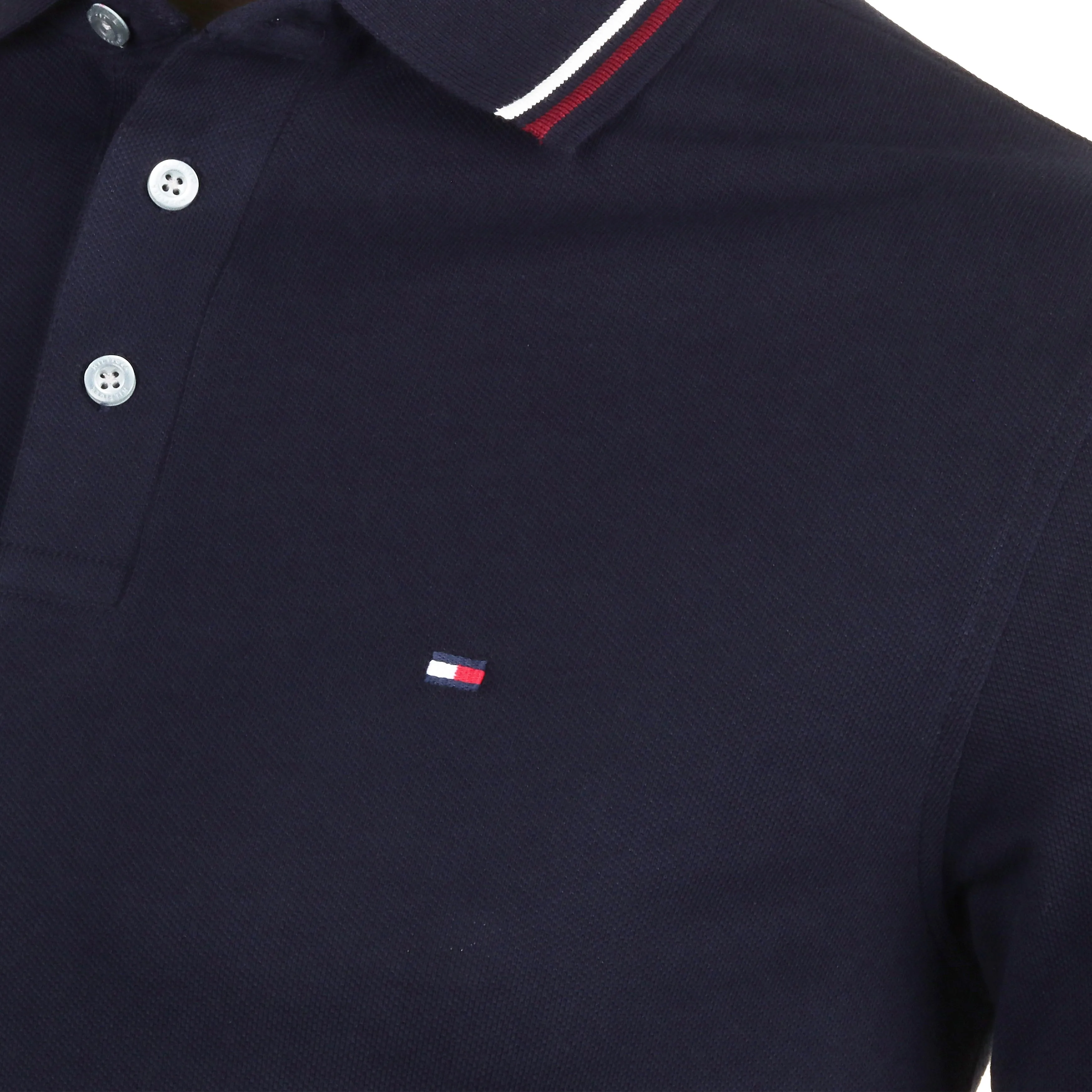 Tommy Hilfiger Tipped Slim Long Sleeve Polo Shirt