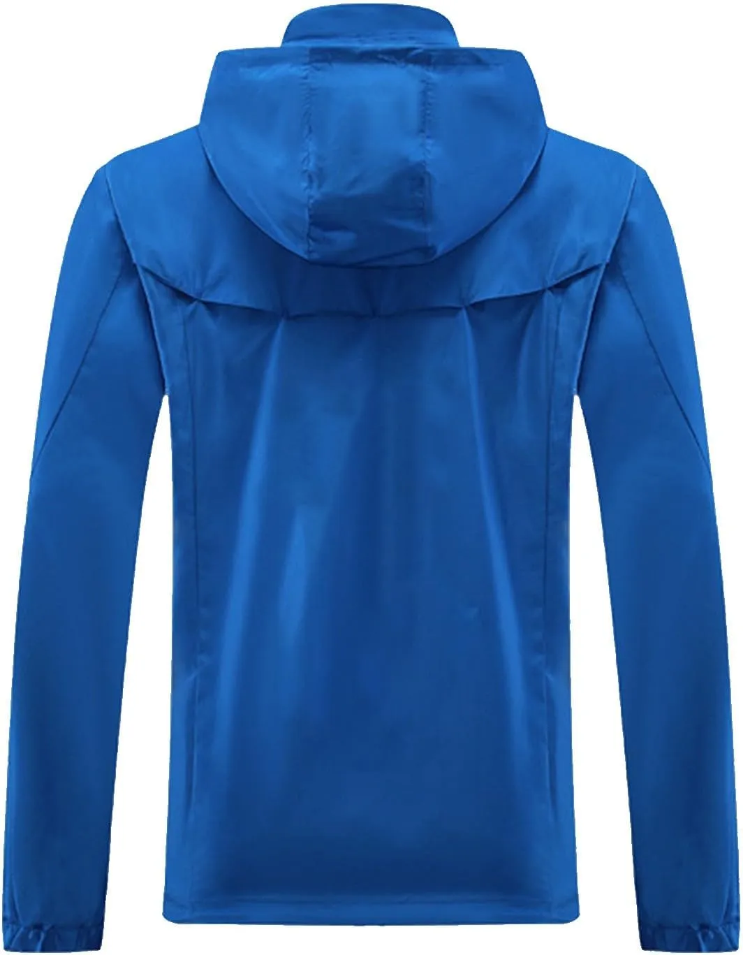 UPF 50  Sun Protection Shirt for Adults and Kids Quick Dry Windbreaker Waterproof Outdoor Full Zip Up Raincoat