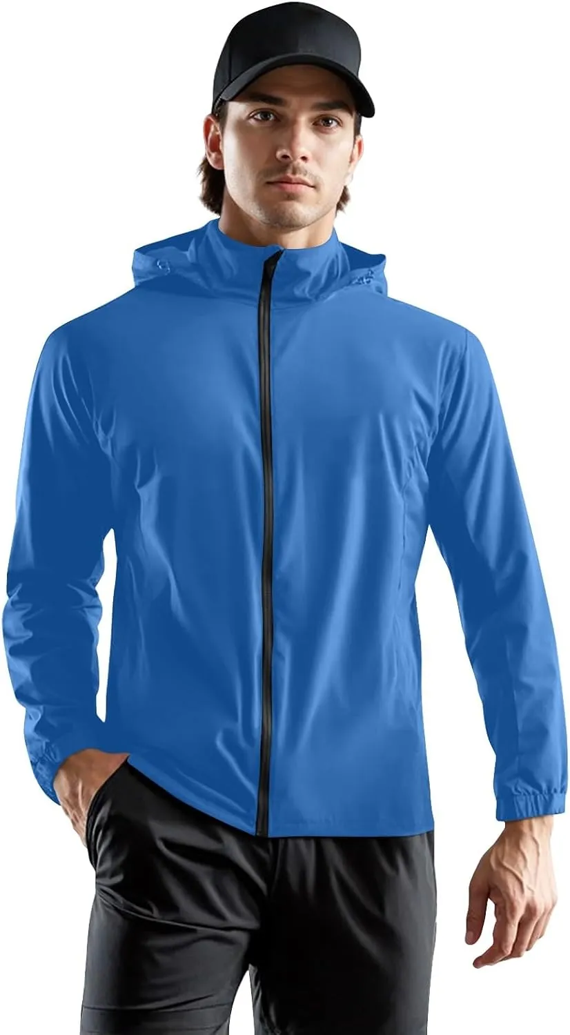 UPF 50  Sun Protection Shirt for Adults and Kids Quick Dry Windbreaker Waterproof Outdoor Full Zip Up Raincoat