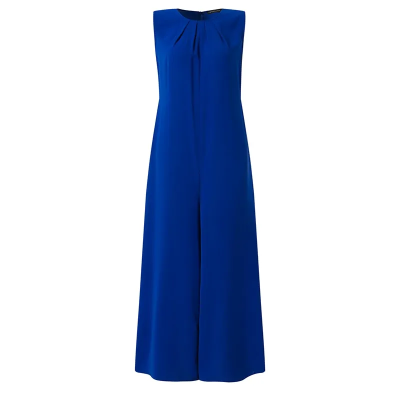 Vintage Wide Leg Pants Sleeveless Jumpsuit