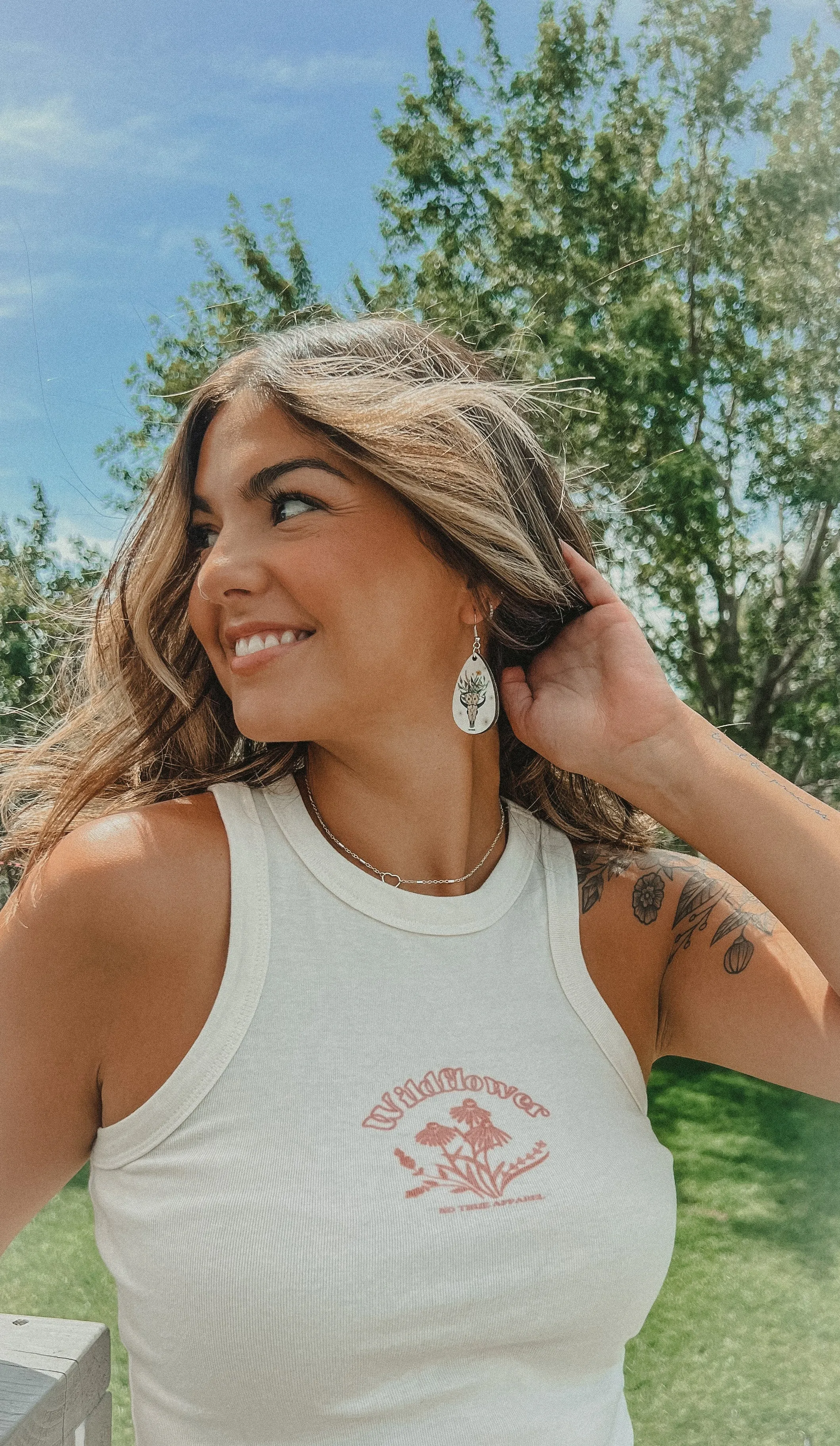 Wildflower Muscle Tank