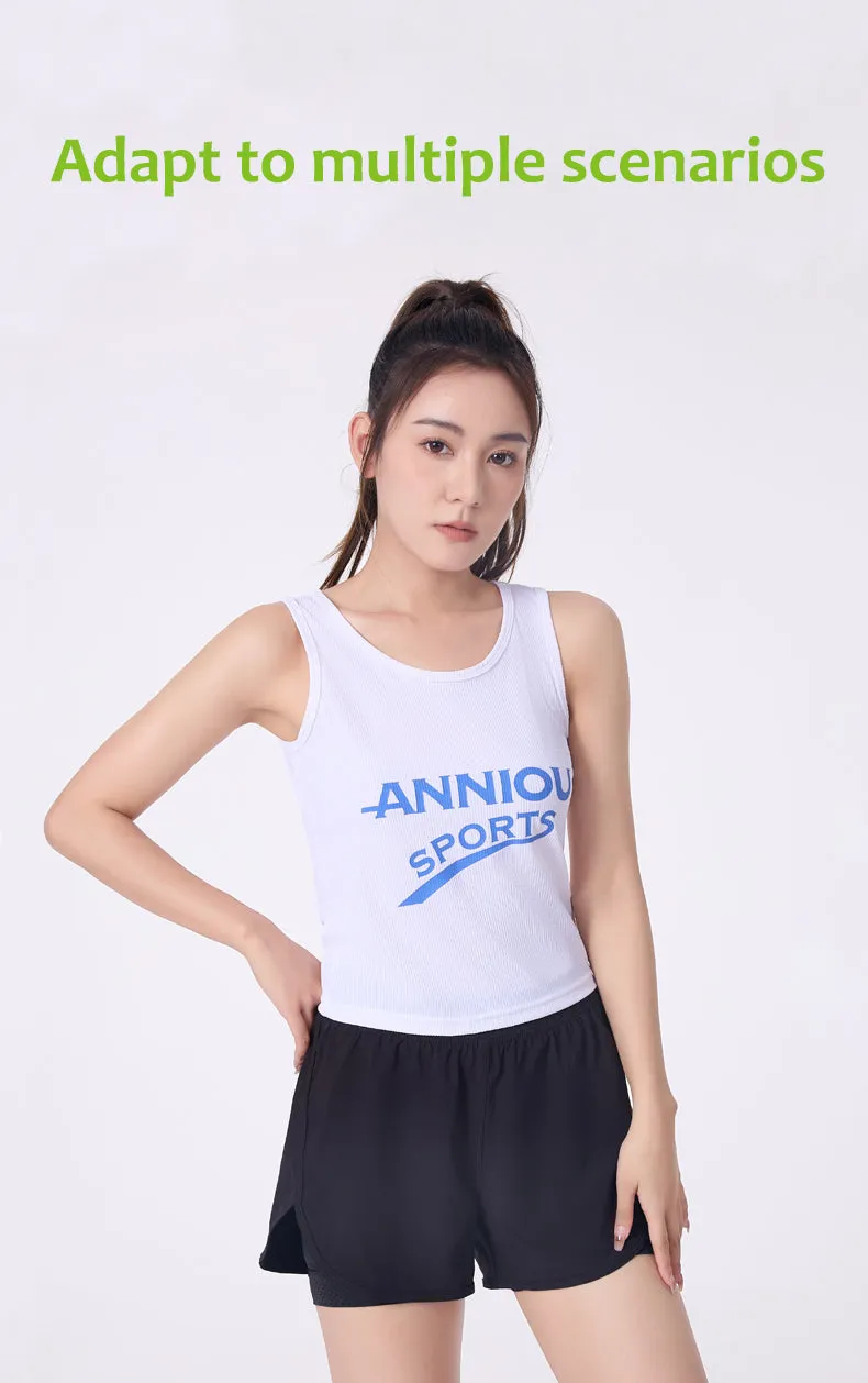 Women's Ribbed Athletic Tank Top