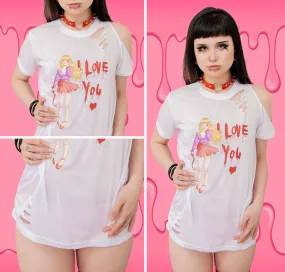 Yandere Distressed Shirt